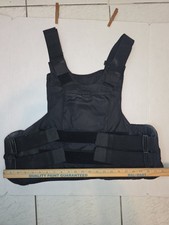 Bullet Proof Vest Used (worn) with 2 Armadillo Armor Plates Mid 2000’s XL Size