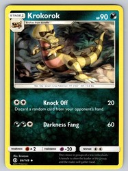 Krokorok 84/149 Sun & Moon Base Set Uncommon