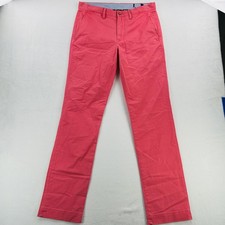 Ralph Lauren The Polo Chino Pants Mens Stretch Twill Flat Front Straight Leg