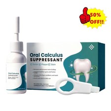 Teeth Freshening Stain Removal Kit, Oral Calculus Suppressant NEW