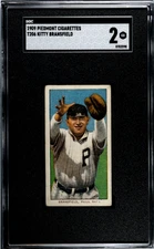 1909 T206 Piedmont Kitty Bransfield - SGC 2 HIGH END BEAUTY