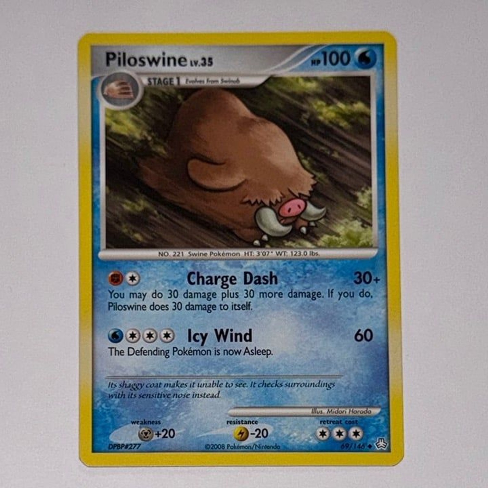 Pokémon Card: Piloswine 69/146 (Pokemon Legends Awakened)