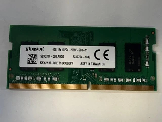 Kingston DDR4 SDRAM 4 GB Capacity per Module Memory (RAM) for sale