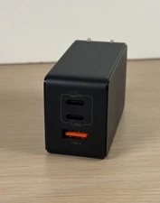 TECKNET USB C & A 65W GaN Type Foldable Wall Charger 3 Ports