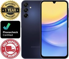 Samsung Galaxy A15 5G SM-A156U - 128 GB - Blue Black (Unlocked) Smartphone