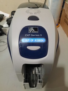 Zebra ZXP Series 3 Color Double Sided ID Card Printer-( Powers On )-FOR PARTS