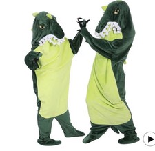 Kid  s Wearable one piece pajama, Blanket, Dinosaur, Size L 4.5  -4.9  Height 