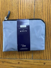 TUMI Amenity Travel Toiletry Bag Case Kit Delta First Class Gray NEW (0446-ii)