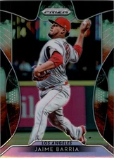 2019 Panini Prizm Prizms Cosmic Haze #41 Jaime Barria - BB