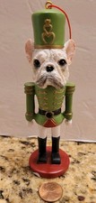 French Bulldog Nutcracker Soldier Christmas Tree Ornament Frenchie Dog