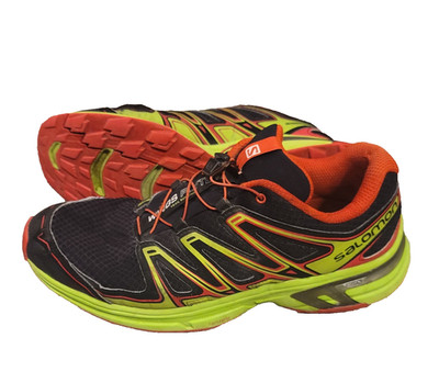 Salomon Wings Flyte 2 Men's US 10.5 Black/Red/Green Sansifit Contagrip 379165