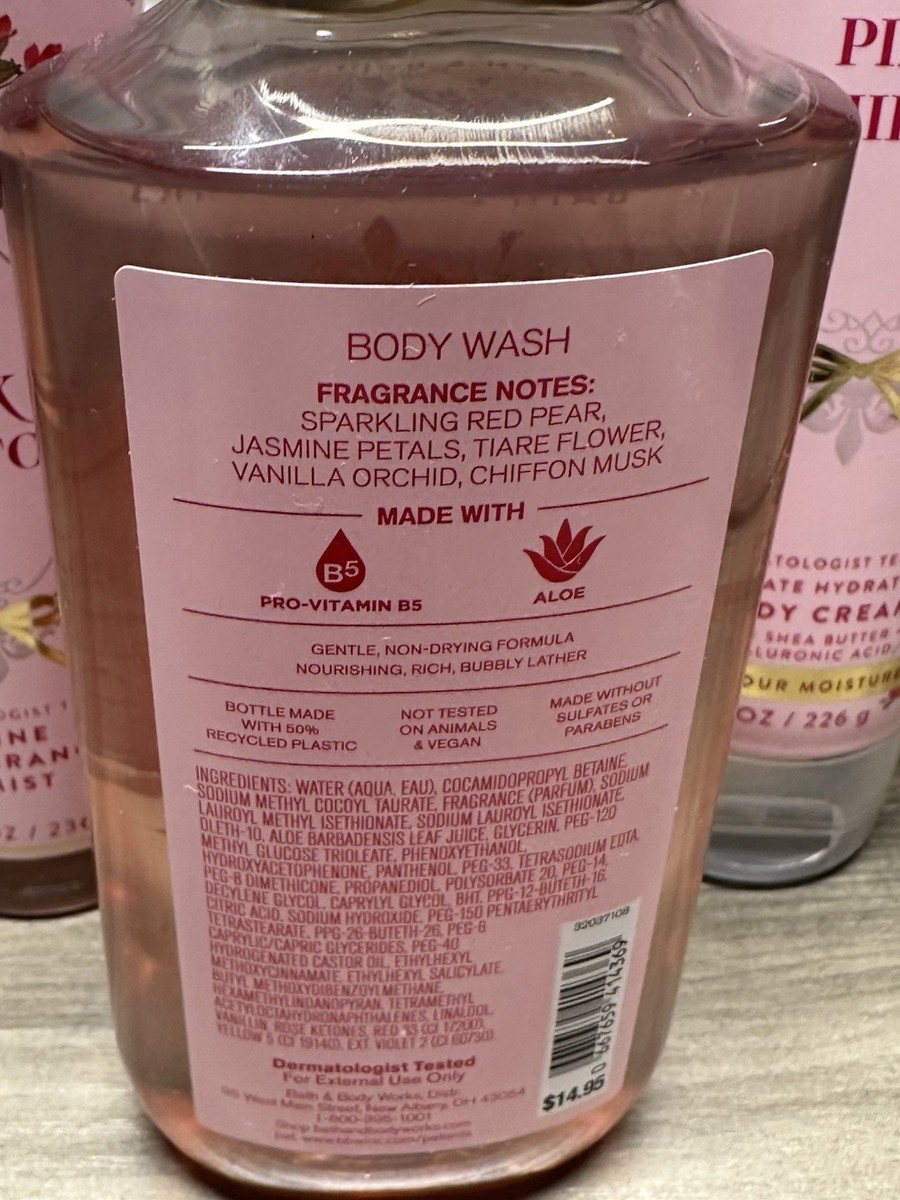 Bath & Body Works Pink Chiffon Body Mist Shower Gel & Body Cream