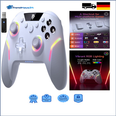 EasySMX X20 Wireless RGB Bluetooth Joystick Trigger 2 in 1