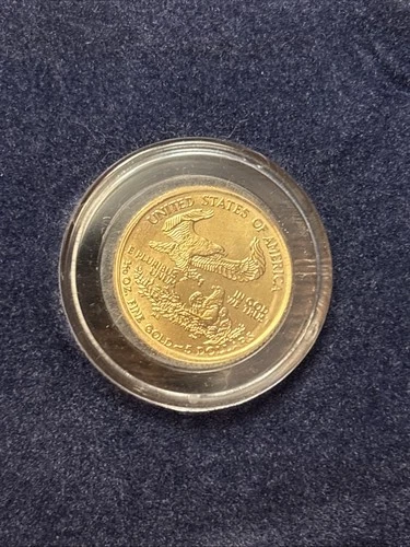 2001 $5 Gold American Eagle 1/10 oz Fine Gold Coin BU – US Mint Bullion