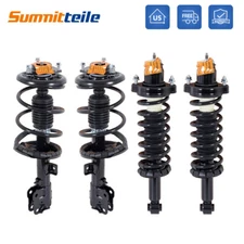 4X Front Rear Complete Shock Struts Coil Spring For 2008-2017 Mitsubishi Lancer