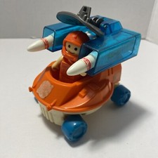1984 Playmates Lil Playworld Space Station Rocket Launcher Vehicle w/ Astronaut