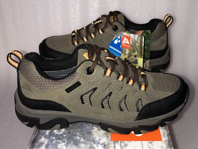 Ozark Trail Taupe Waterproof Lightweight Hiking Shoes Men display picture 3