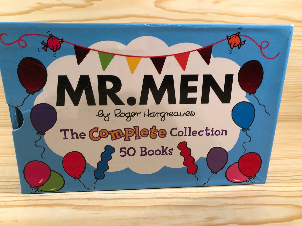 MR MEN by Roger Hargreaves THE COMPLETE COLLECTION 50 Books Box