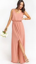 Show Me Your Mumu Weddings Rustic Mauve Crisp Kendall Maxi Dress Womens S Prom
