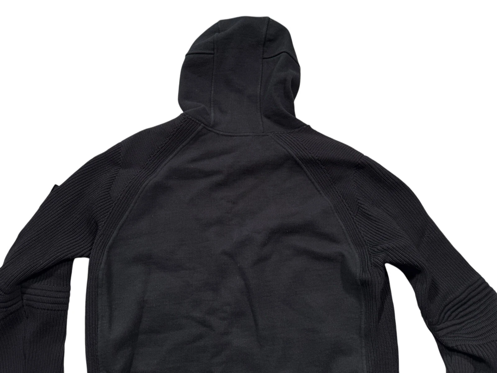 Maglione Stone Island uomo nero maglia gomito maglione felpa con cappuccio taglia media M