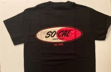 So-Cal Logo (1005) T-SHIRT Black 100% Cotton MOPAR CHEV FORD NHRA
