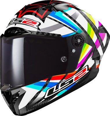 LS2 FF805 Thunder Carbon Plus GP Aero Flash Gr. S Motorradhelm Racing Helm