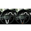 thumbnail 6  - Carbon Fiber M Stripe Steering Wheel Emblem Sticker For BENZ C Class W204/205