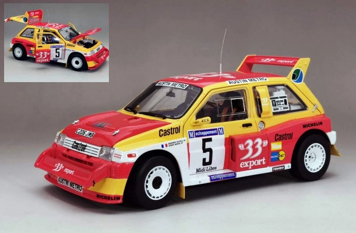 SUNSTAR 1:18 5541 MG METRO 6R4 model rally car D. Auriol / O 