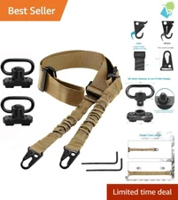 Versatile Two-Point Sling with 6061 Aluminum Mounts - Complete Kit Included