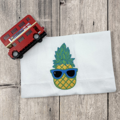 Toddlers Pineapple Embroidery Long Sleeve Cozy Cute Long Sleeve Special Gift