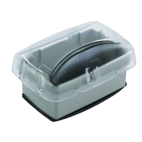 Intermatic WP3100C Weatherproof Electrical Outlet Cover - Pack of 1, White - 第 9/9 張圖片