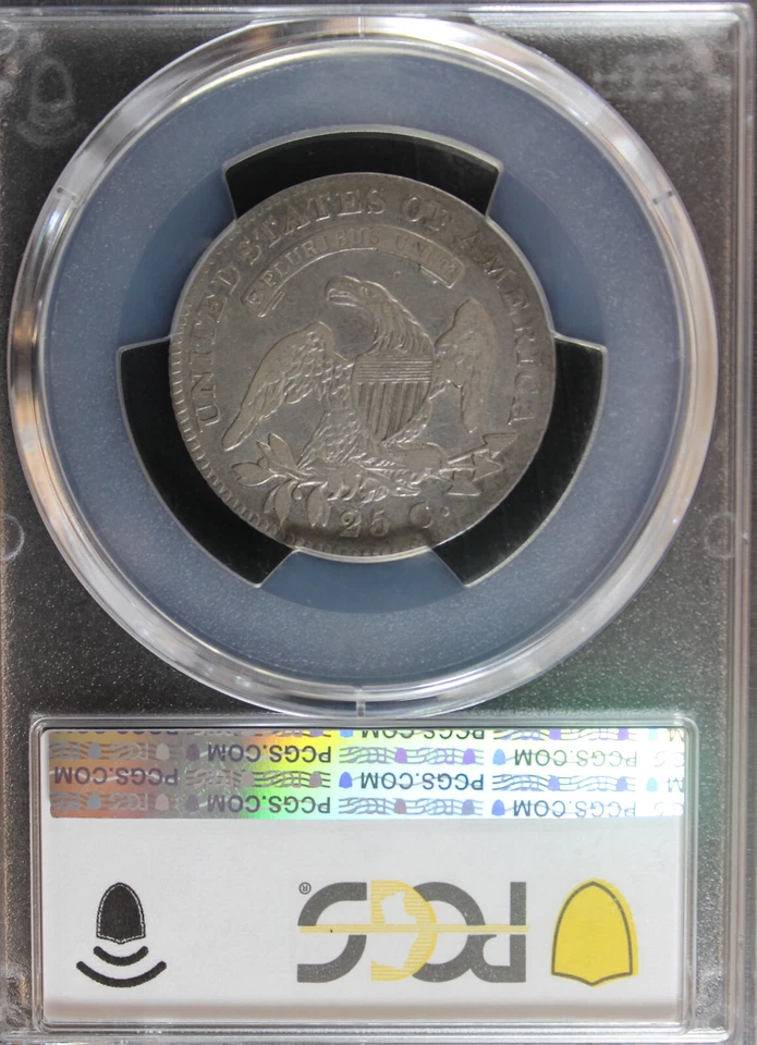 1820 VF25 Capped Bust Quarter Browning 2 Large 0, PCGS 50415200 - Image 4 of 4