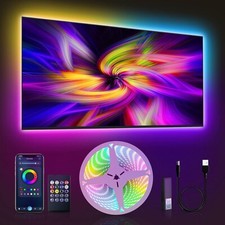 LED Lights for TV, TV LED Backlight, 20FT for 85-100 Inch TV, USB Powered TV Lig