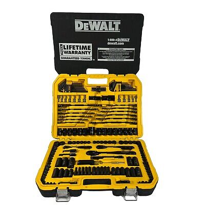 Dewalt 184-piece Polished Black Chrome Tool Set 1/4 Dewalt 184-piece Polished Black Chrome Tool Set 1/4