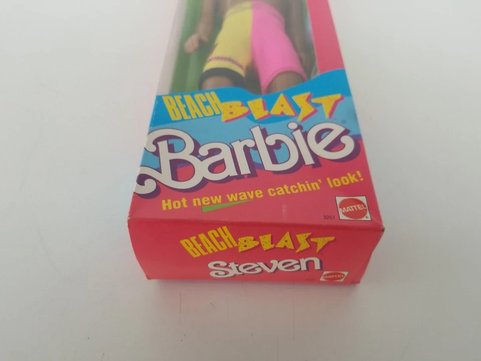  1988 Beach Blast Barbie “ Steven” #3251 African American SEALED NEW FASTSHIP  - Image 4 of 4