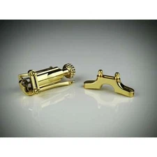 INDe Drum Labs SB1UBR Strainer & Universal Butt Plate Set Brass Plated