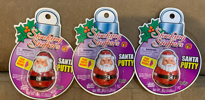 STOCKING STUFFERS (3PCS) SANTA PUTTY AGES 3+ SUPER FUN!!