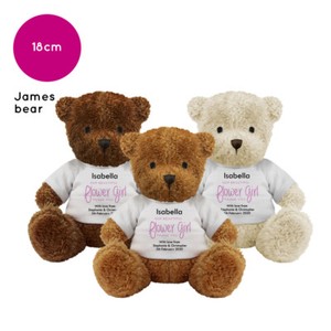flower girl teddy bear gift