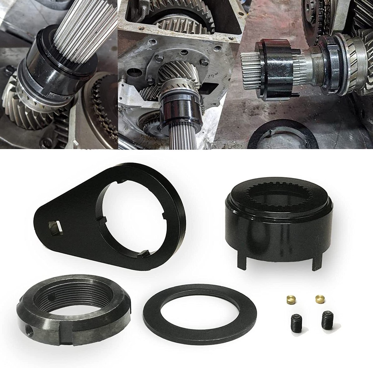 Engine Gear Retainer Assembly Accessori Cambio Diesel NV4500 Lock Nut Dodge Ram NV4500 5th Gear Lock ...