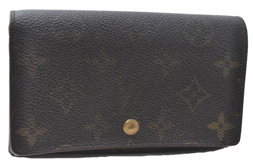 Auth Louis Vuitton Monogram Porte Monnaie Billets Tresor Wallet M61730 LV  D6317 | eBay