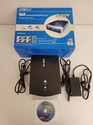LITE-ON 16X External DVD-RW Drive EZ-DUB