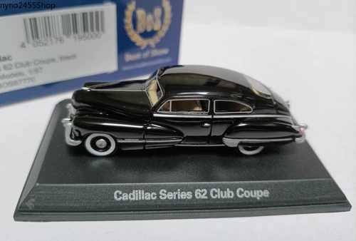 BOS 1/87 Resin Automodell Cadillac Series 62 Club Coupe schwarz - Bild 2 von 5