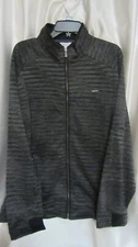 MEN`S CALVIN KLEIN BLACK SPACE CMB JACKET SIZE XL BRAND NEW W/ TAGS ZIP FRONT AN