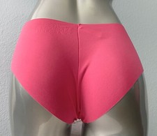 Victoria's Secret Panty Pink Seamless No Show Hiphugger Cotton Blnd Hipster S