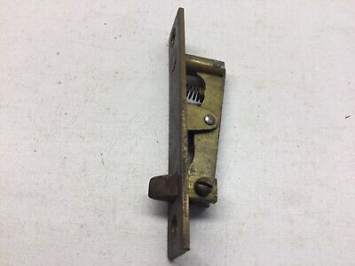 Vintage brass screw latch/ lock with screws for slide door #2