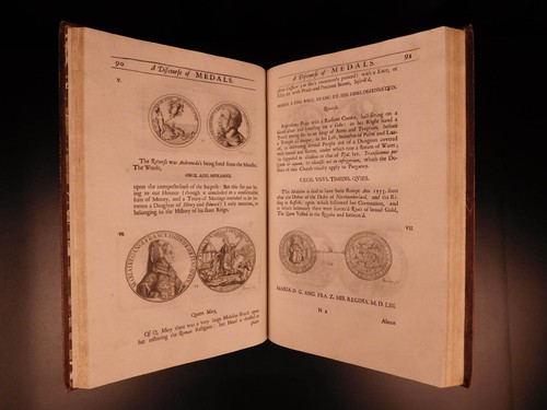 1697 1st ed Evelyn Numismata Illustrated Medals Coins Physiognomy Numismatics - Foto 11 di 12