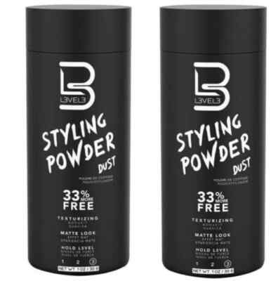 Level3 Hair Styling Powder Dust Texturizing Hold Level 3 (2 PACK ) | eBay