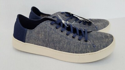 NWT TOMS Men's Sz 12 Sneaker Blue Denim Canvas Fashion Sneakers