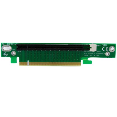 STARTECH GH-U19X16-EF PCI-E X16 TO X16 SLOT EXTENSION RISER CARD FOR 1U SERVERS