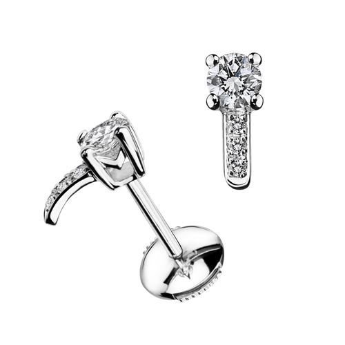 Buy MAUBOUSSIN Verger Frères Grape Cluster Earrings 3 Golds Diamonds Online in India
